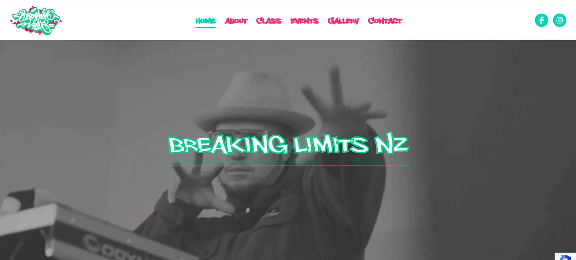 Breaking Limits NZ dance website preview